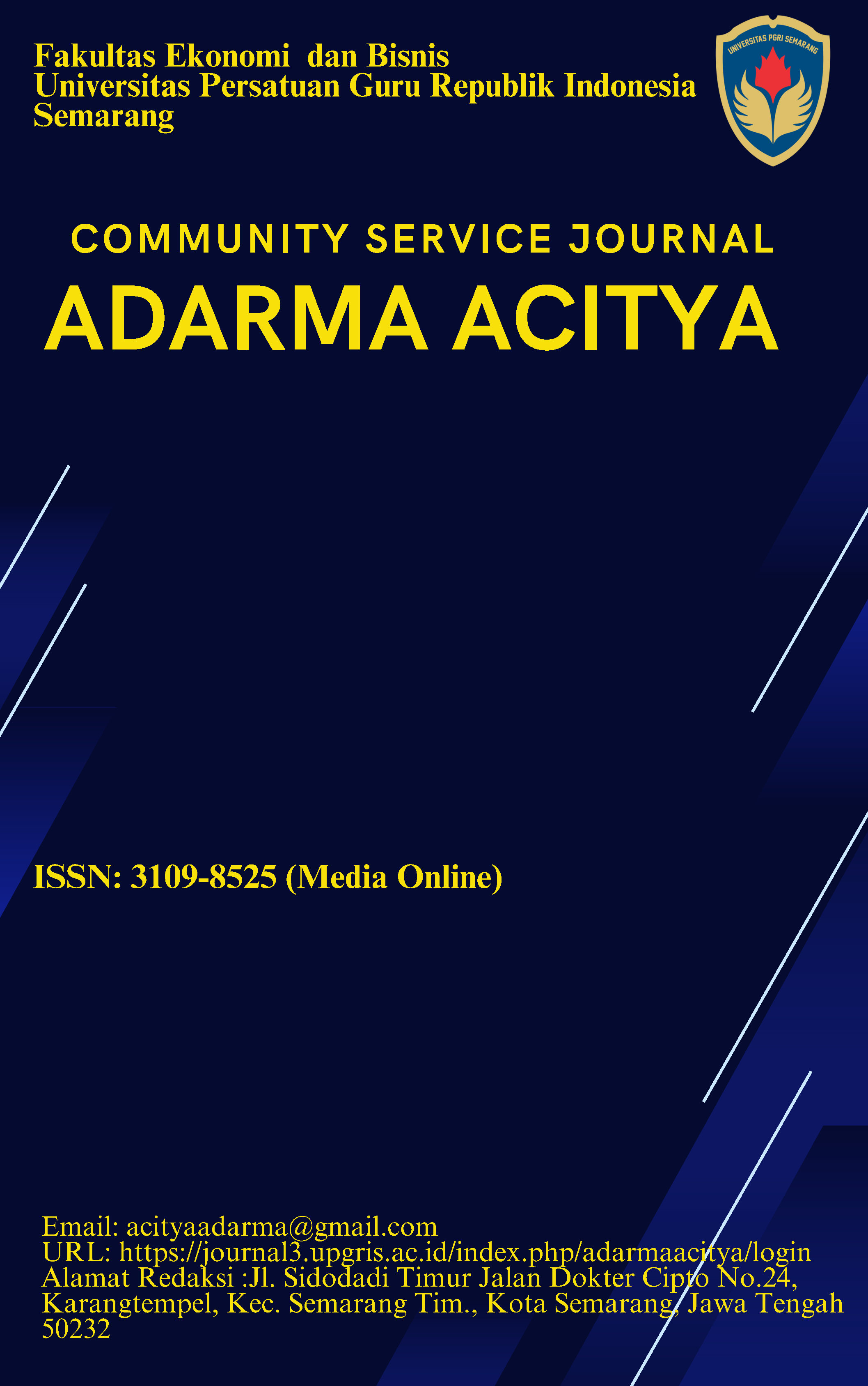 Community Service Journal: Adarma Acitya